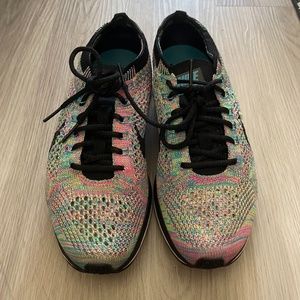 Women's Nike Flyknit Racer Multicolor/Rainbow
